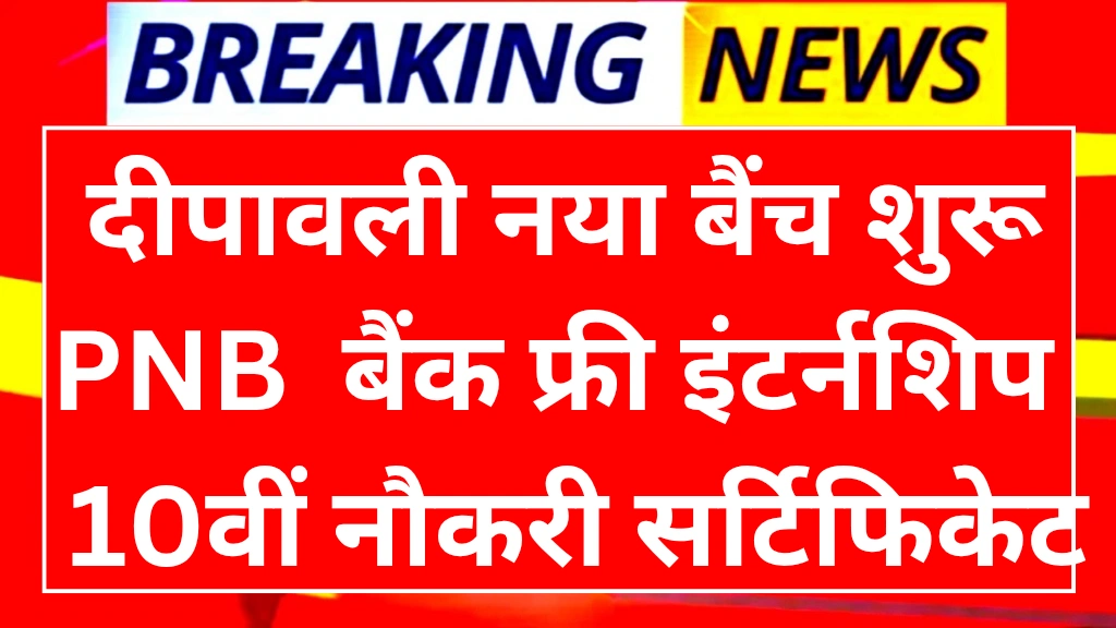 pnb-bank-free-intership-scheme-2025