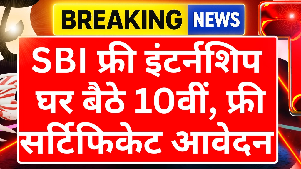 SBI Bank Free Intership scheme 2025